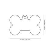 MyFamily - Basic Handmade Bone ID Tag